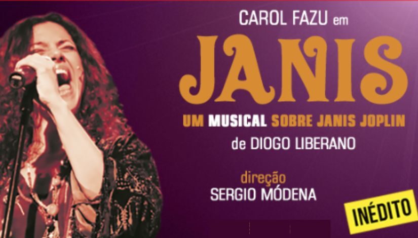 Janis Joplin com Carol Fazu (sexta, 30 de maio às 21h)