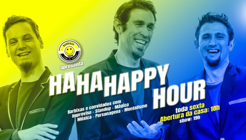Stand-up “Hahahappy Hour”, Clube Barbixas
