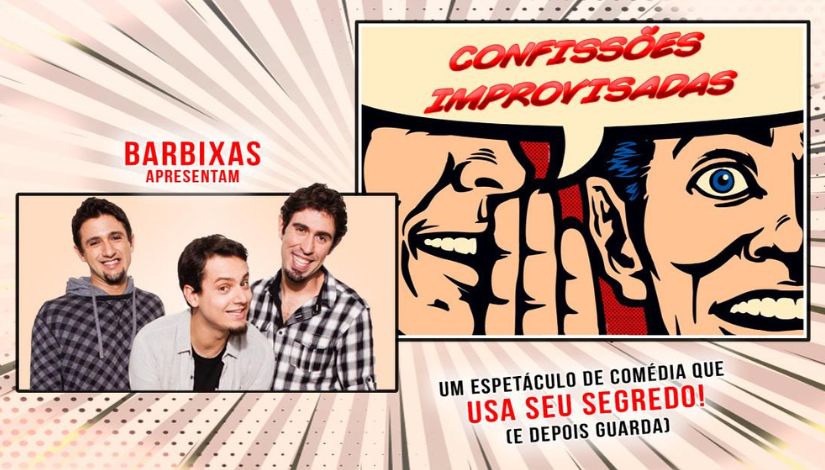 Stand-up "Confissões Improvisadas", clube Barbixas de Comédia 01/07