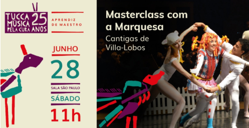 Espetáculo Infantil: Masterclass com a Marquesa, Sala São Paulo (sábado, 28 de junho às 11h)