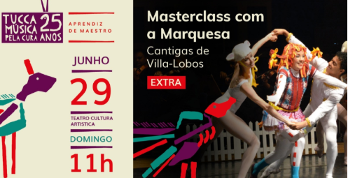Espetáculo Infantil: Masterclass com a Marquesa, Teatro Cultura Artística (domingo, 29 de junho às 11h)