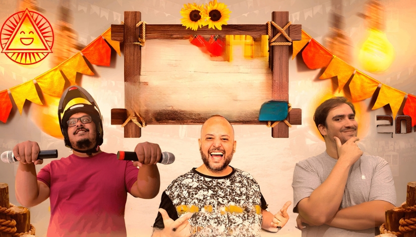 Arraiá do Humor com o grupo Caipirados